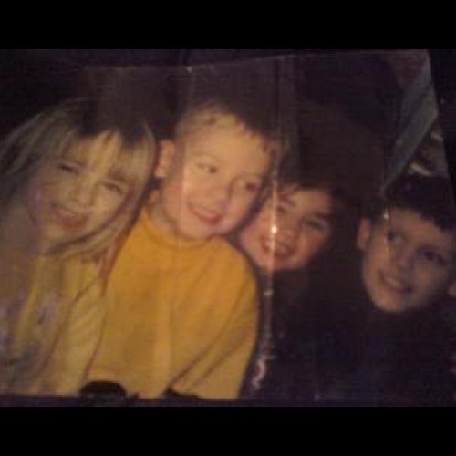 Friends since Pre-k  @chris_b0wen #jennifer #kyle #prek #tbt #blonde #friends #cute #fuddruckers #memories