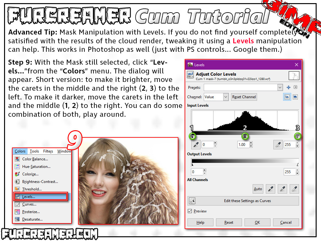 FurCreamer: GIMP Cum Tutorial