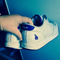 Rockin these to the game tonight #Dodgers #Kicks #kotd #dope