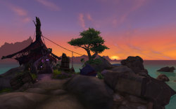 onceuponawarcraft:  Another beautiful sundown as seen from Warspear…