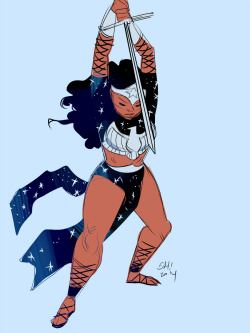 ericafailsatlife:  Did you think I was done drawing Wonder Womans??