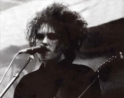 post-punker: Robert Smith, from The Cure, during the Prayer