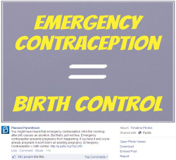 planned parenthood posted this picture and this woman commented…