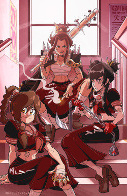 mikeluckas:Welcome to Ozai High.  <3 <3 <3