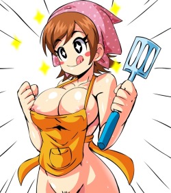 hentai-leaf:  Cooking Mama from the game of the same name, by