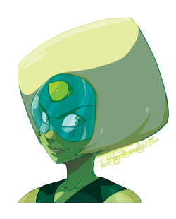 tovio-rogers:  peridot drawn for color tutorial in the previous