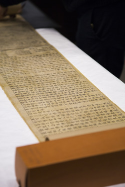 thegetty:  Installing the World’s Oldest Dated Printed Book