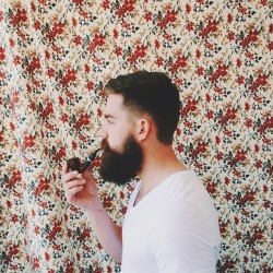 sterlinggraves:  florals & beards. 