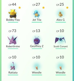 bobbyflayfetish:  Building my Food Network Pokemon Go team