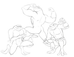 I finally finished sketching all three Battletoads! I’ve included