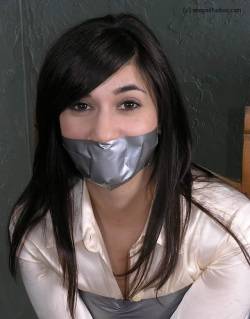 Tape gagged girls