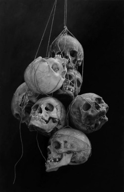 black-white-madness:Madness:  Cindy Wright paintings 