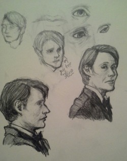 Today I did battle with Mads Mikkelsen’s face.