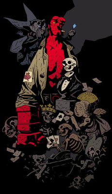 thebestthereiswaswillbe:  here’s some more Mike Mignola Hellboy
