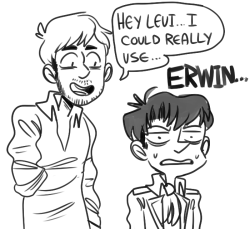 earthcookies:  erwin has been making really bad puns about his