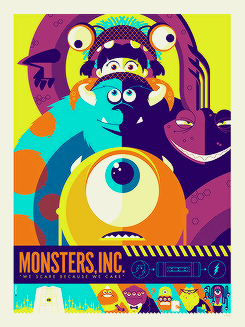 mickeyandcompany:  Disney posters by Tom Whalen 