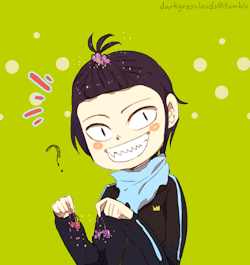 darkgreyclouds:  Someone left Yato some cute hairties as an offering