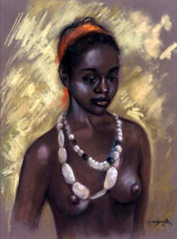 jonilover:  Femme noire au collier, Jacques Majorelle(1886-1962,