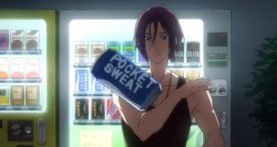 xvioletax:  Saw the Pocket Sweat drink in Free! and the first