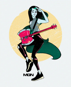 maganaworks: 66 | Marceline, now in color! Hello to the new people!