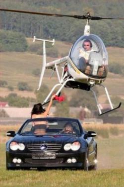 …. Ya.  If I had a helicopter… I’d do this too.