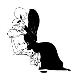 iolisdraws:  when your boyfriend is a broken goopy mess of scattered