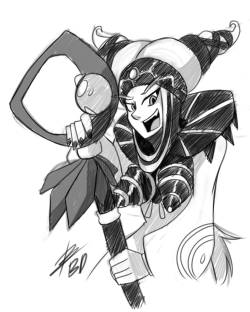 bigdeadalive:  wonderful Witch Wednesday results!  Rita Repulsa/Bandora,