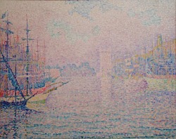 artist-signac: Marseille, an Old Port, 1906, Paul SignacMedium: