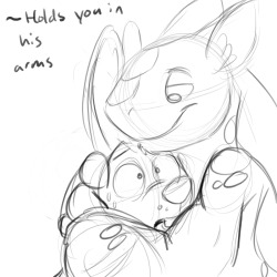 spiderdasquirrel:  I love when affectionate characteres make