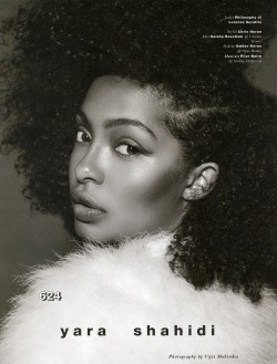 celebritiesofcolor:  Yara Shahidi for PAPER Magazine 