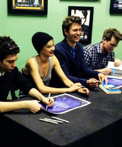 ohnatwolff:  Nat Wolff, Shailene Woodley, Ansel Elgort and John