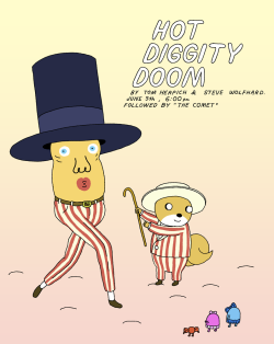 Hot Diggity Doom promo by writer/storyboard artist Steve Wolfhardpremieres
