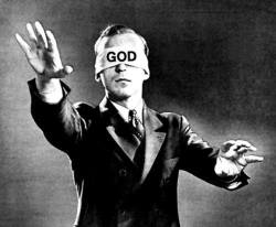 proud-atheist:  God – Man’s Blindfoldhttp://proud-atheist.tumblr.com