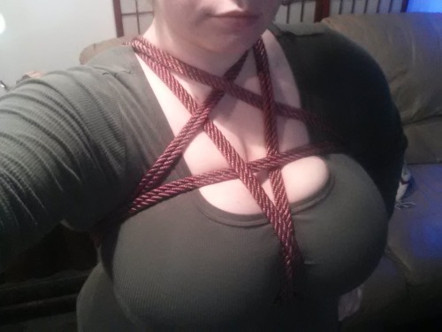 sexwithgod:  Lookie what I did to myself tonight…. and boobs, there’s boobs. 