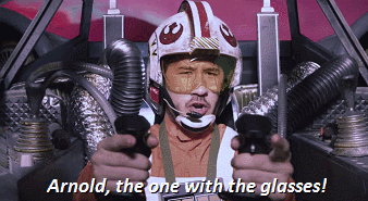 markipliergamegifs:  Mark as an X-Wing pilot. He was distracted by a new mission, Vader will have to wait~  JonTron’s StarCade: Episode 2 - X-WING  