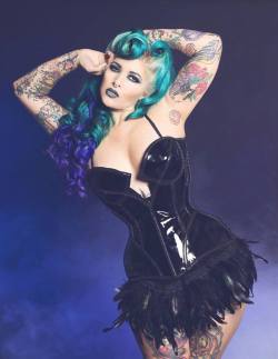 gothicandamazing:    Model: Miss MischiefPhoto: Laura Dark PhotographyWelcome