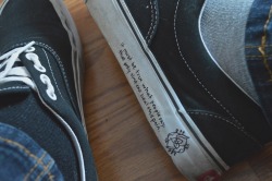 perspextrive:  I drew on my shoes, whoops. 