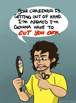 lewisrockets:  Say toodles to markiplier’s fluffy hair! 