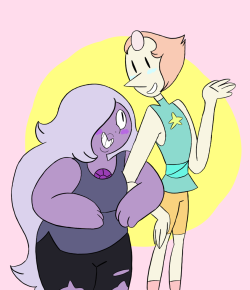looney-art:  i like to think that if ame and pearl were to ever