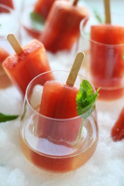 delta-breezes:  Watermelon & Mint Popsicles w/Prosecco |