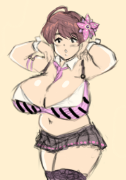 misteroppai:Was in the mood for some idol moo.