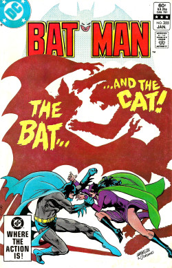 Batman, No. 355 (DC Comics, 1983). Cover art by Ed Hannigan and