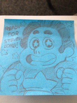genchiart:Sticky note doodles done in anticipation for Steven