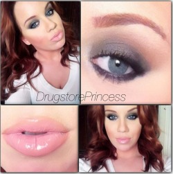 drugstoreprincess:  My makeup from yesterday - I never wear a