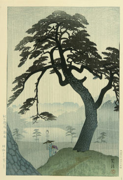 artemisdreaming:  Pine in Rain, 1938 Kasamatsu Shiro 