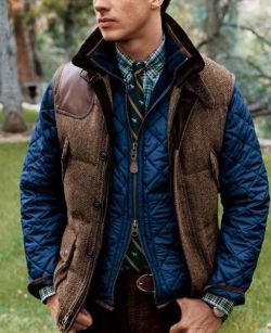 completewealth:  File under: Layers, Puffer jackets, Vest, Ties