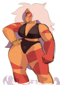 budu-nsfw:  Swimsuit Jasper I wish she would just join the crystal