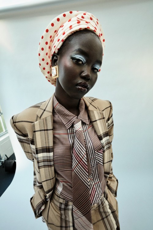 modelsof-color:Adut Akech by Daniel Jackson for i-D Magazine