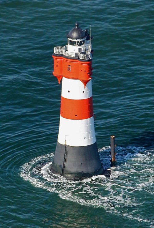 lighthousesoftheworld:  Roter Sand Lighthouse, German Bight,