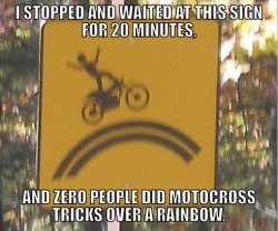 georgetakei:  This sign made her cross.Source: That’s Messed
